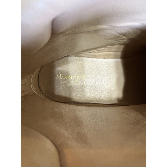 Moretti Black Label Black Adonis Lace Up Leather Upper Dress Boots Size 12 - Picture 5 of 11